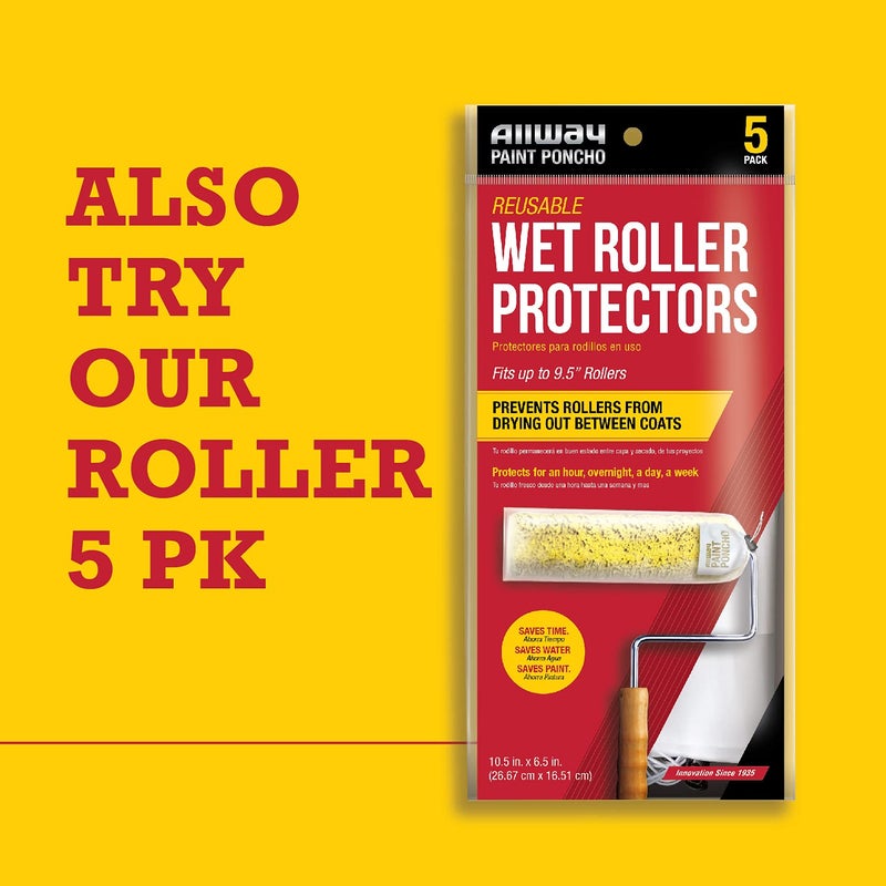 Allway Paint Poncho pon-br Paint Poncho, Clear, 5 Pack - Image 4